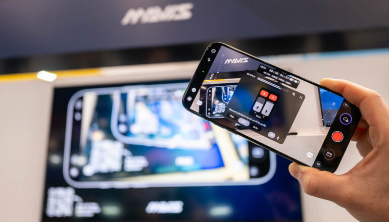iPhone用Mavisカメラアプリがダイレクトストリーミング、Frame.io C2Cなどを提供